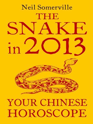 cover image of The Snake in 2013